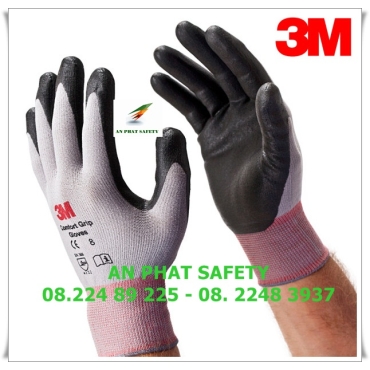 găng tay chống cắt 3m màu xám