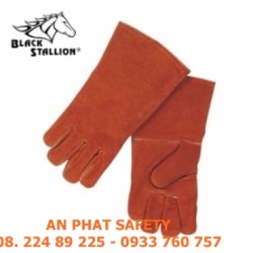 Găng Tay Da Black Stallion 112