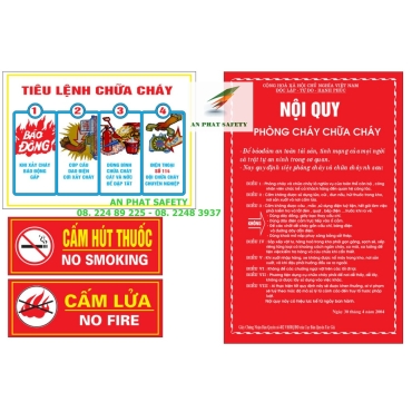 Bảng Nội Quy Tiêu Lệnh