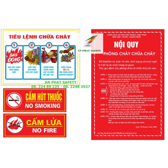 Bảng Nội Quy Tiêu Lệnh